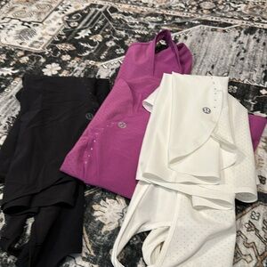 Lululemon light weight stretch running tank bundle 3